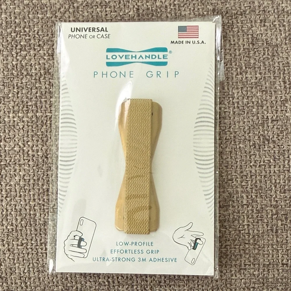 LoveHandle Gold Phone Grip